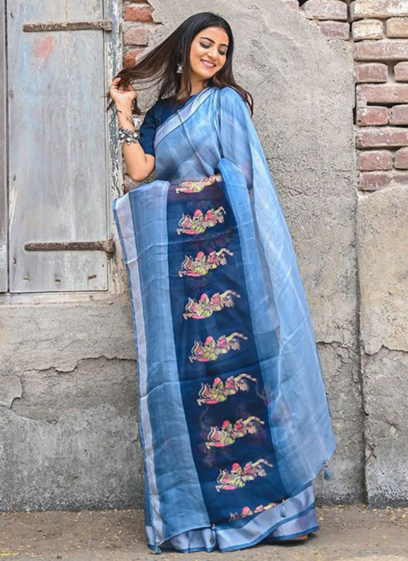 ASHIMA FINELADY New Designer Fancy Casual Wear Printed Saree Collection